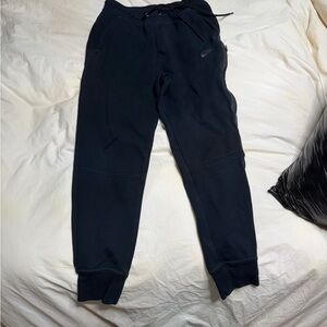 Nike Black Athletic Jogger Bottoms with Red Tag